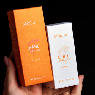 oranz ja valge siiditrukis trukitud pakend koos toonitud uv kohtlakiga